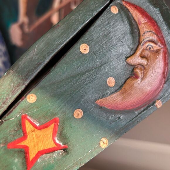 Vintage Celestial Sun and Moon Box rare - Picture 13 of 16